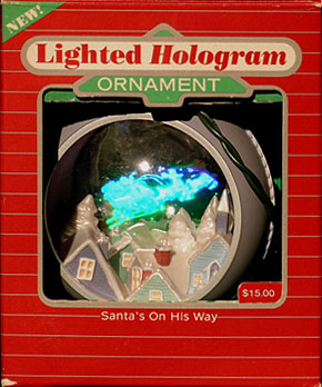 LIGHTED HOLOGRAM ORNAMENT