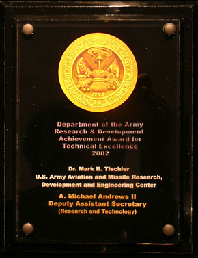 US ARMY R&D AWARD