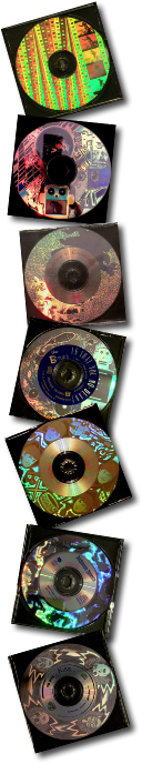 Holo discs various images